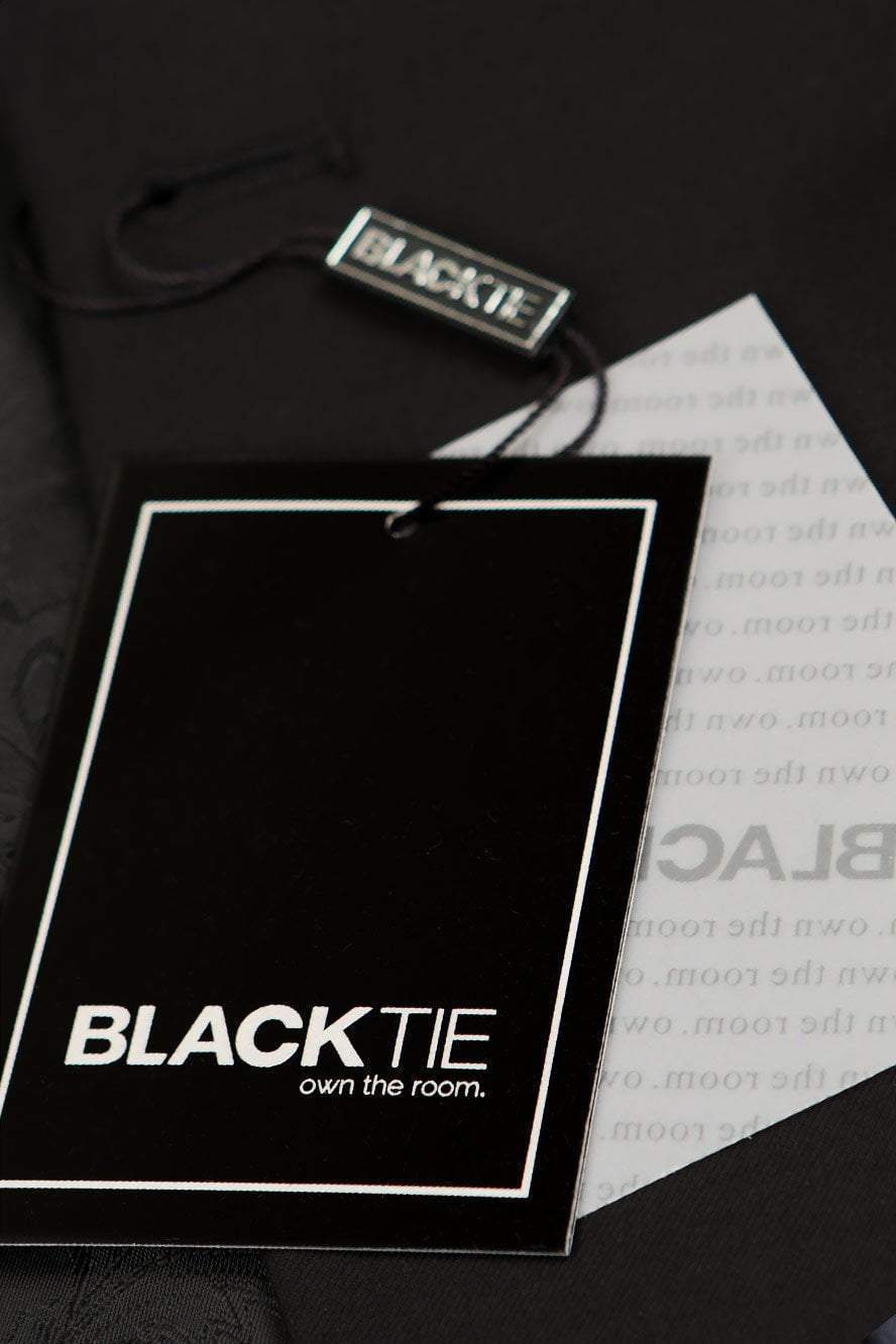 "Milan" Black Tuxedo Jacket Peak (Separates)-4