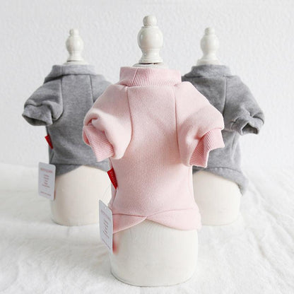 Winter Warm Pet Hoodie Jacket - Cozy Cotton Clothes For Dogs And Cats-4