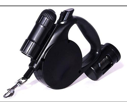 Nightwalk 4.5M Led Light And Waste Bag Dispenser Retractable Dog Leash-8