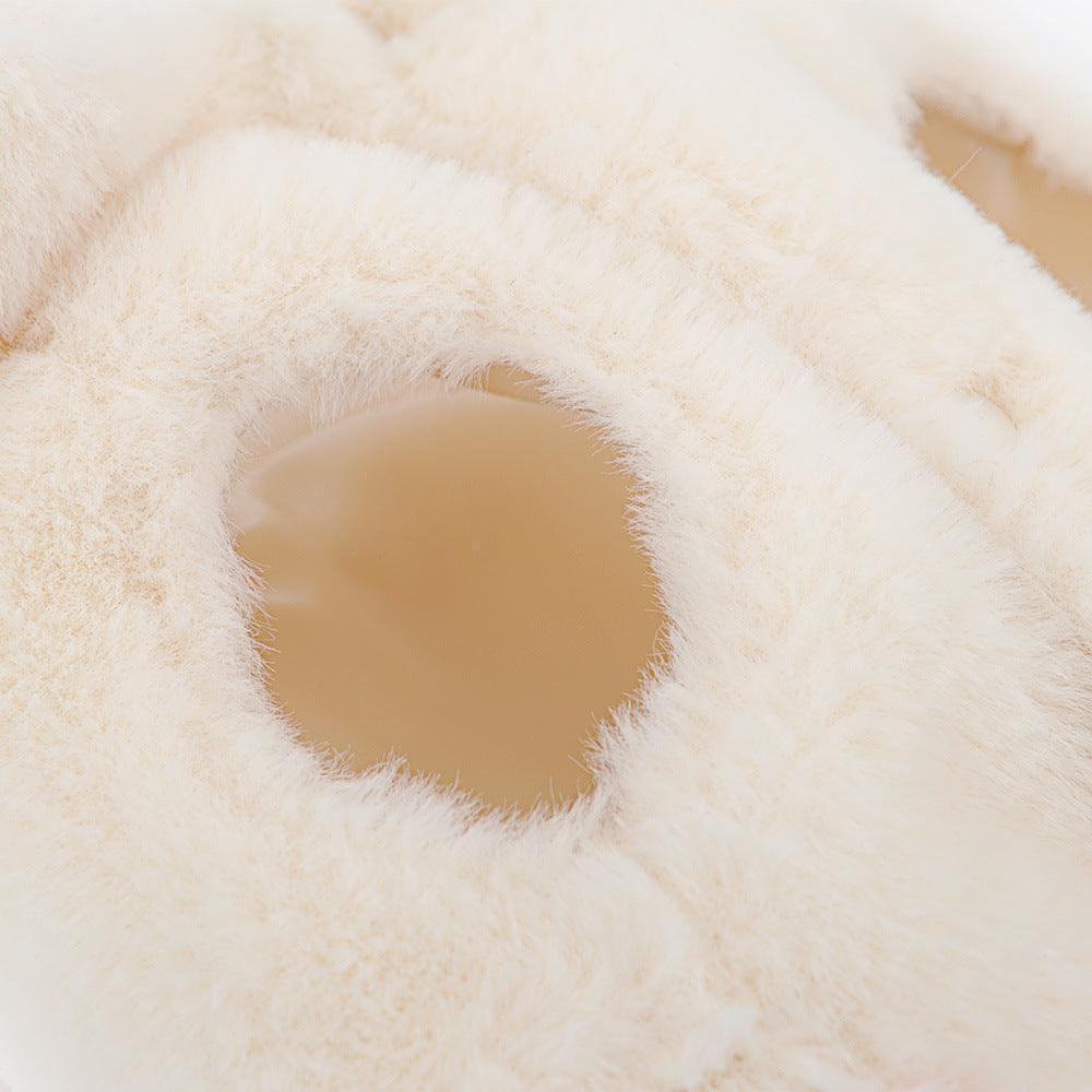 Cozy Chic Plush Bow Dog Coat - Stylish Spring And Autumn Pet Attire-3